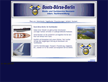 Tablet Screenshot of boots-boerse-berlin.de